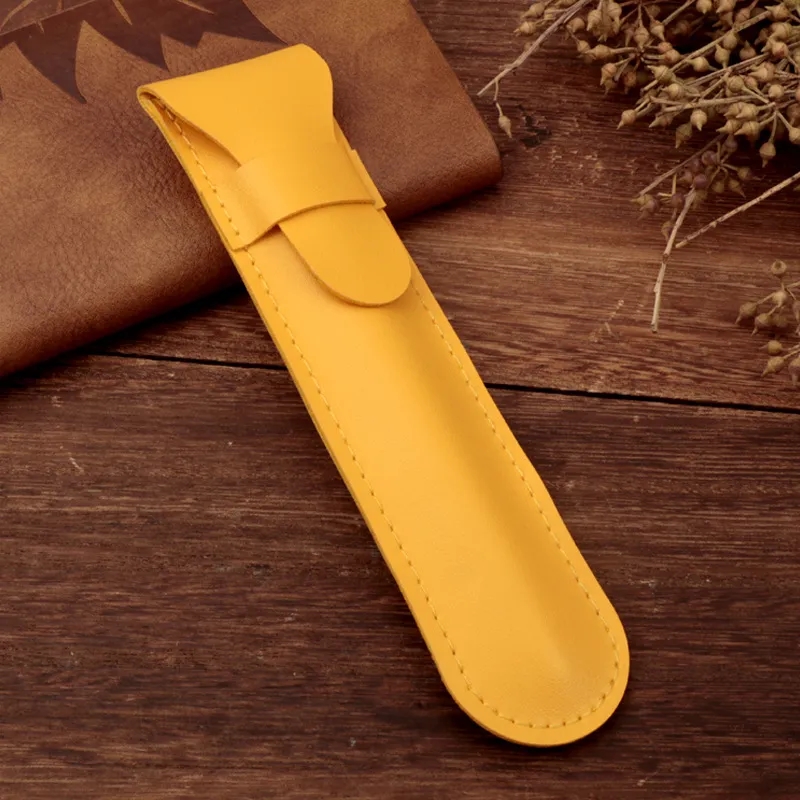 Standalone PU Leather Flip Cover Pen Organizer 14