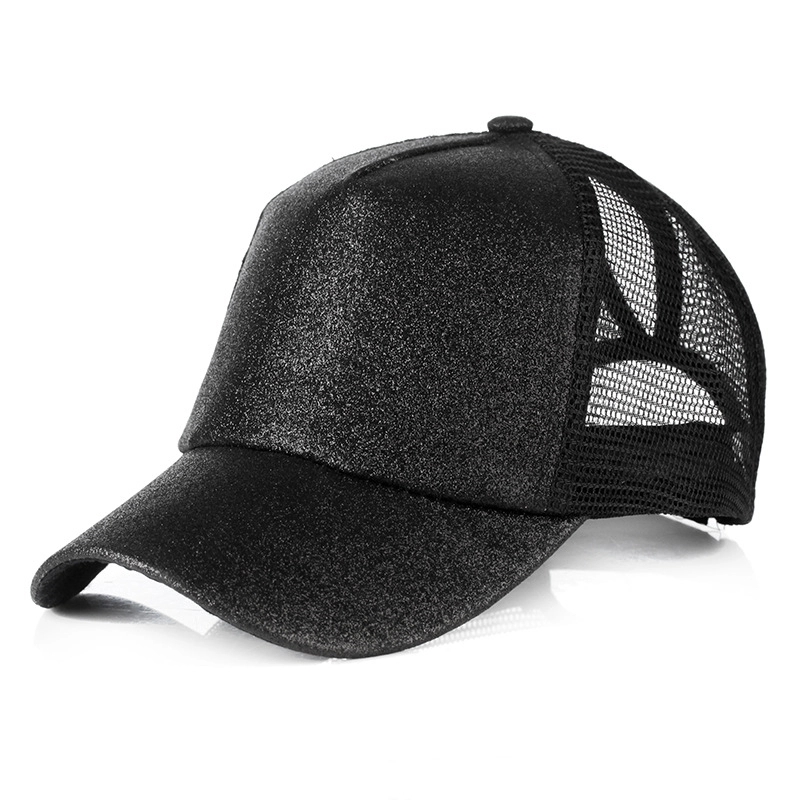 Glitter Ponytail Mesh Cap 12