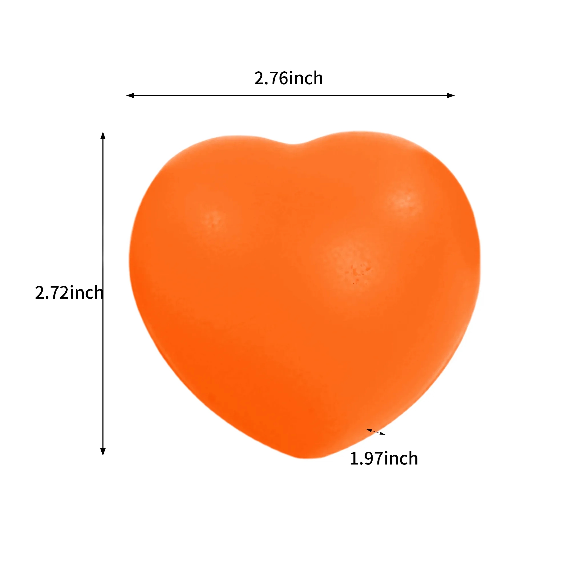 Promotional PU Foam Heart Stress Toy 9