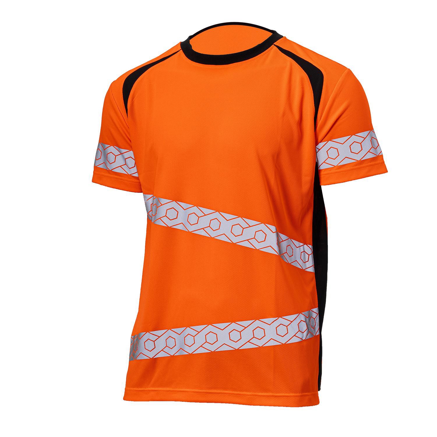 3.8 oz. Polyester Class 3 Double Band Segmented Tape Safety T-Shirt 2