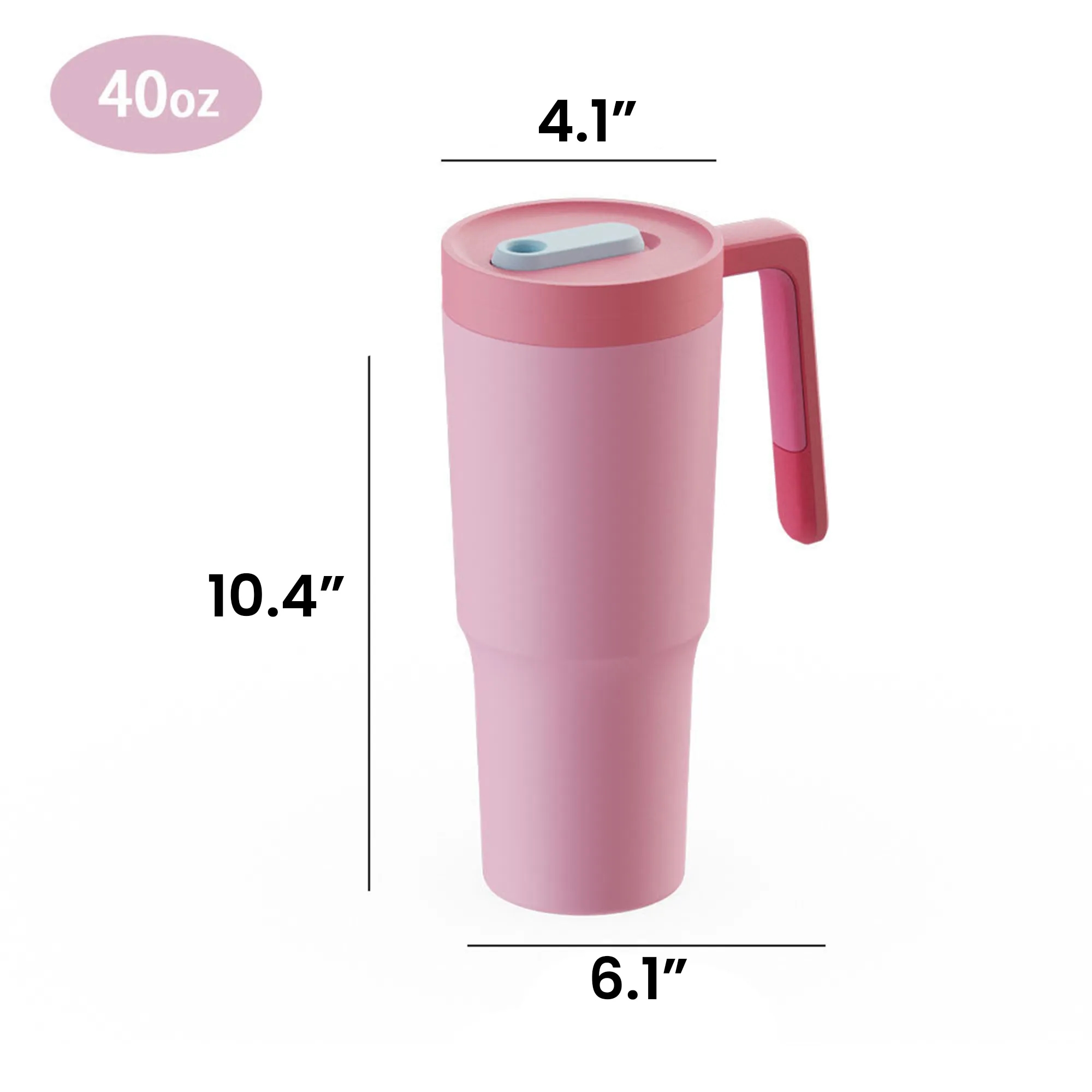 New Handle 40oz Stainless Steel Car Cup 1