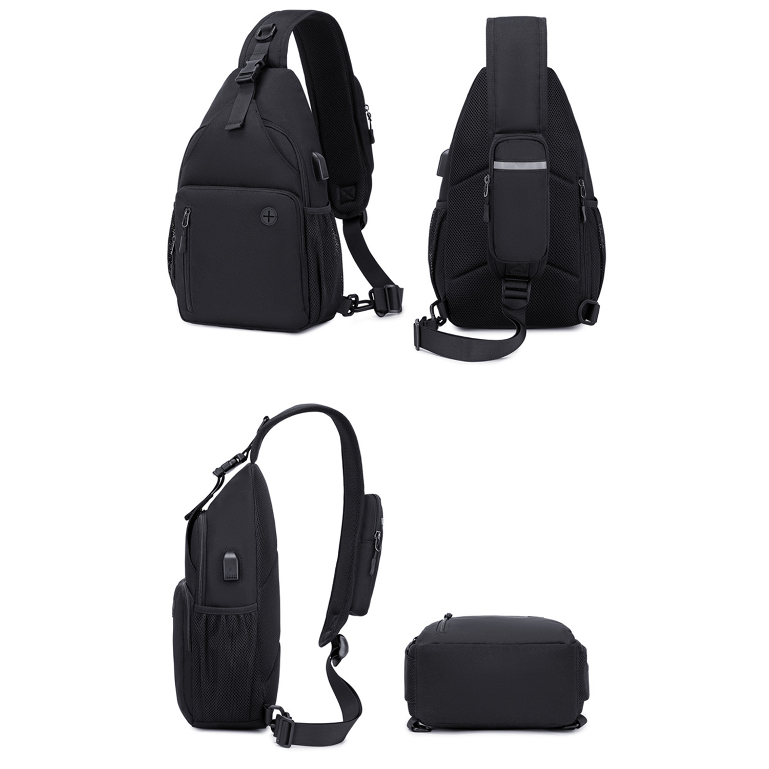 Chest Bag with Front Square Pocket 2