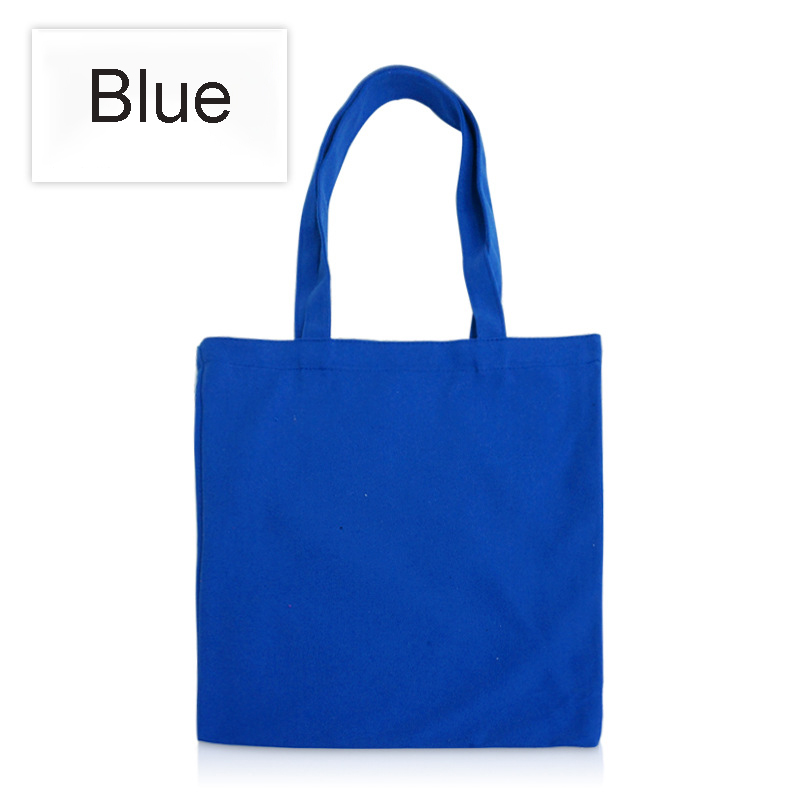 12oz Cotton Canvas Tote Bag Reusable Grocery Shopping Bags 10