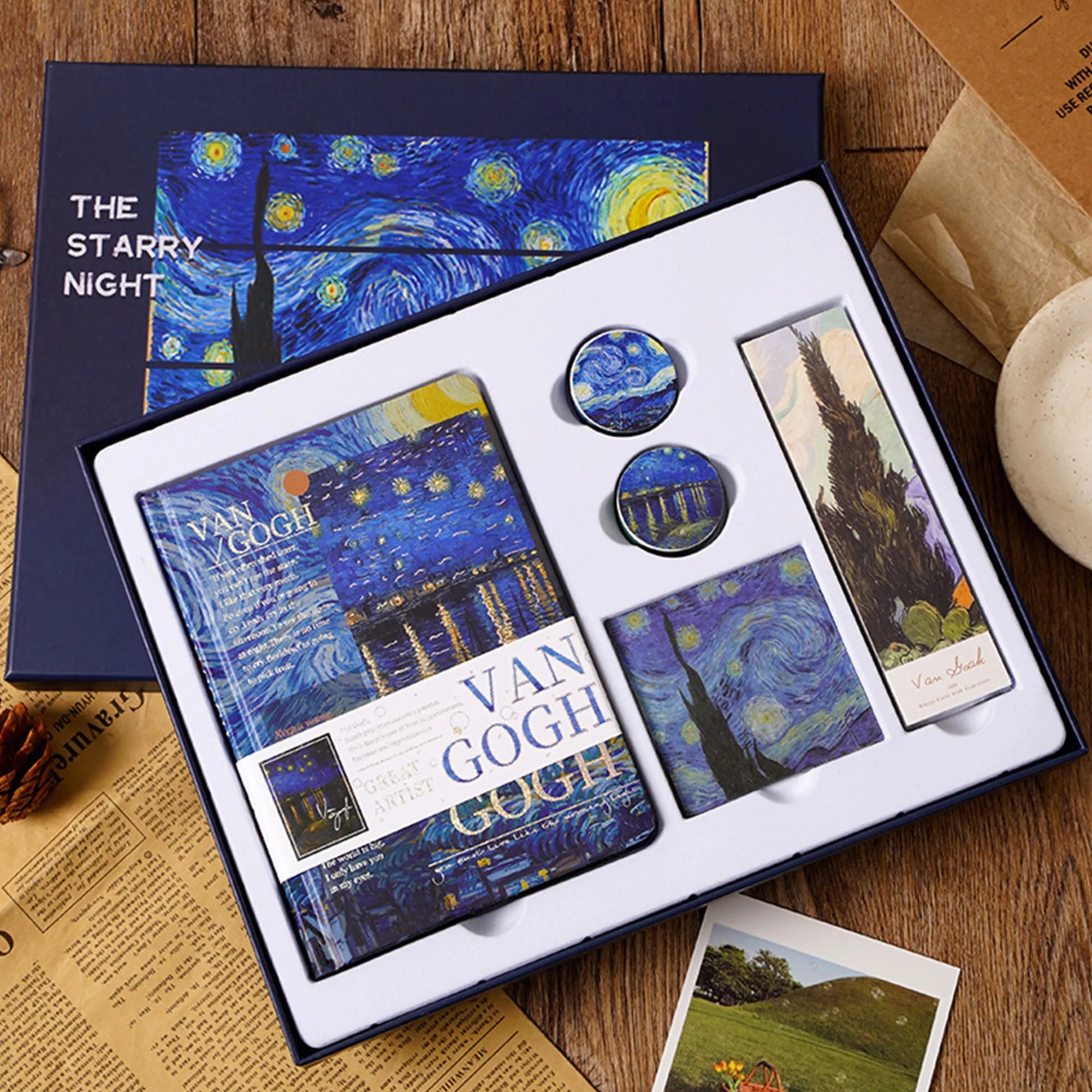 Creative Artistic Oil Painting Journal Gift Box for Students 7