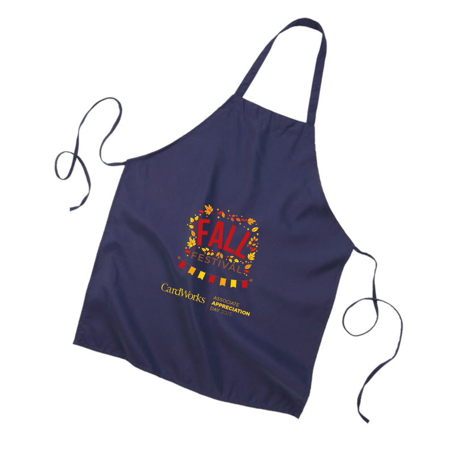 Wrinkle Free Classic Bib Apron USA Decorated (28" x 33") 1