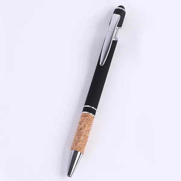 Metal Soft Touch Stylus Pen With Cork Grip 6