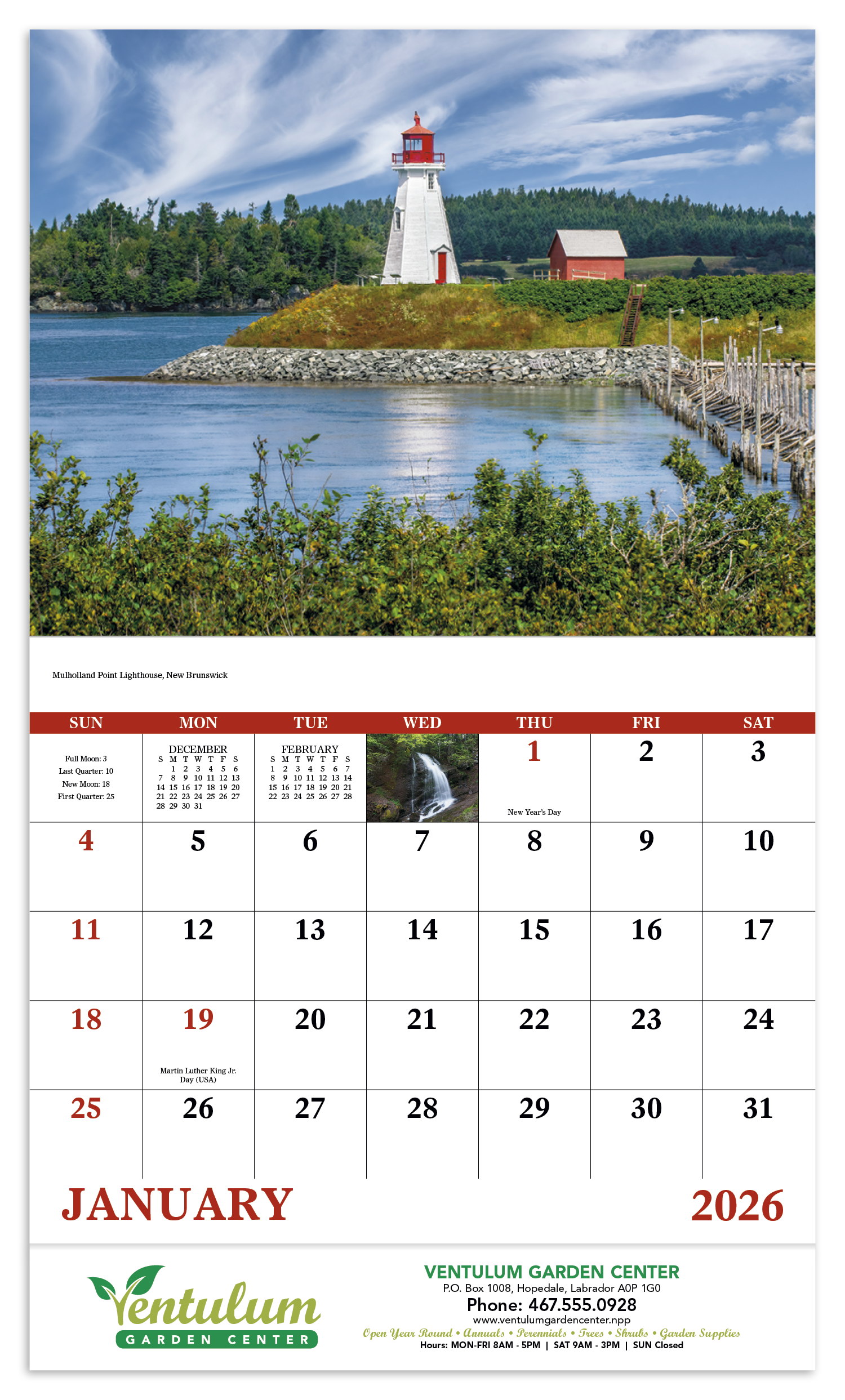 Good Value™ Atlantic Voyages - Stapled Calendar 8