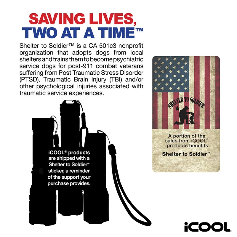 iCOOL Woodland Mini Rechargeable Tactical Flashlight 18