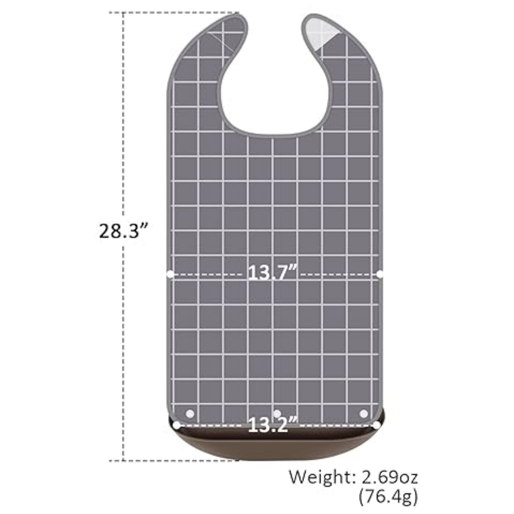 Waterproof Eating Adult Bib 2