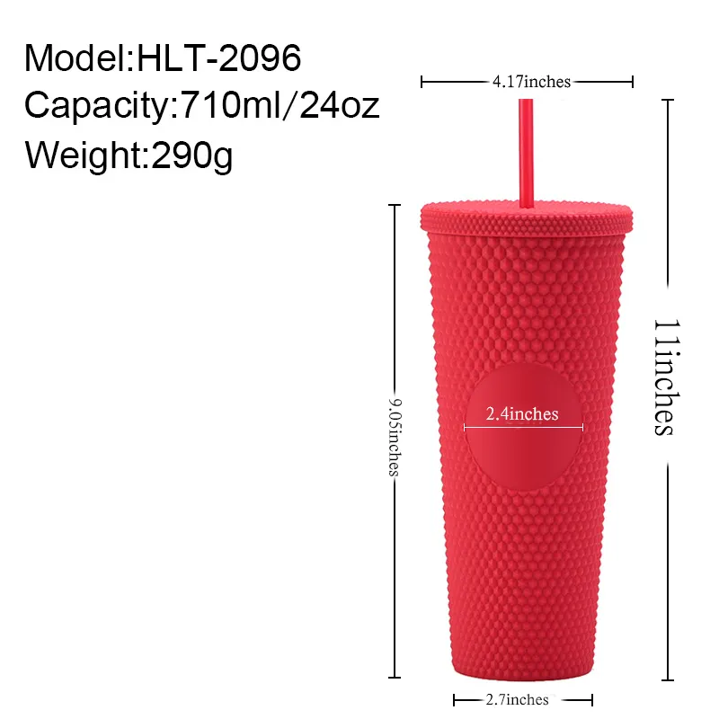 Plastic Straw Cup 8