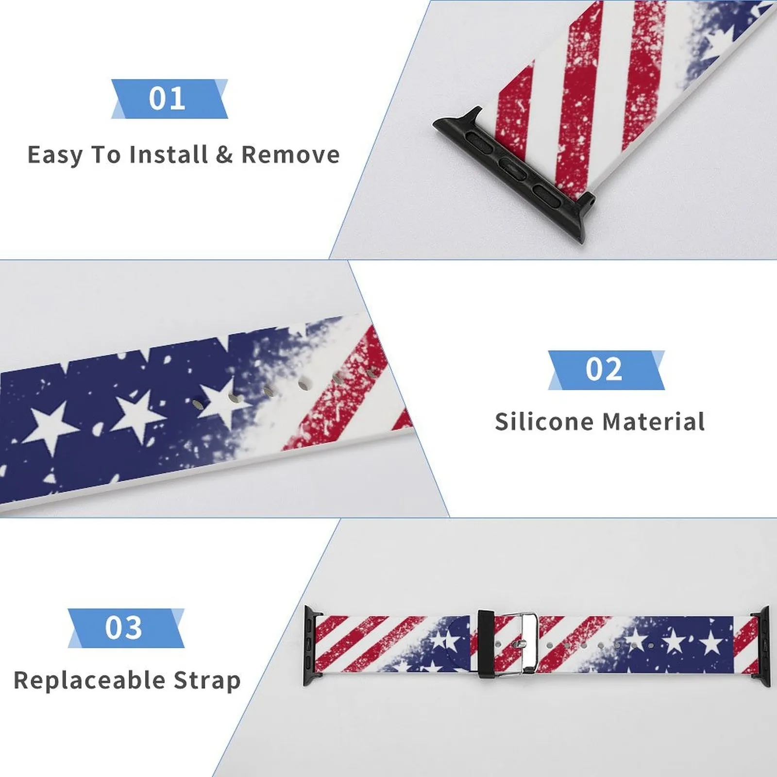 Custom Custom Apple Watch Bands With Art And Logo - Bulk Wholesale 11