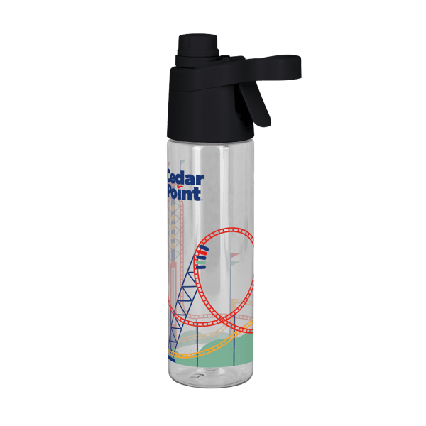 Spritzer 20 oz rPET Spray Water Bottle 31