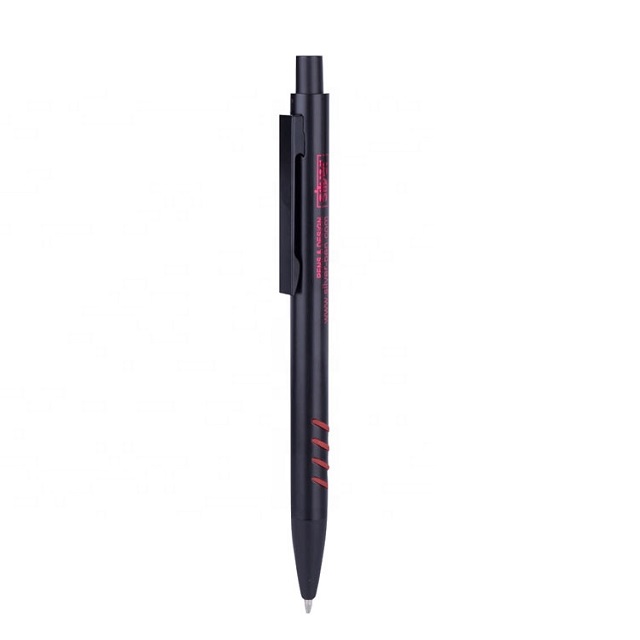 Black Matte Metal Body Click Ballpoint Pen 4