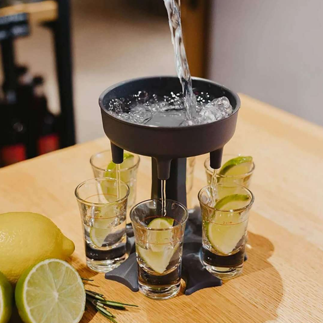 6 Shot Glass Dispenser and Holder 6