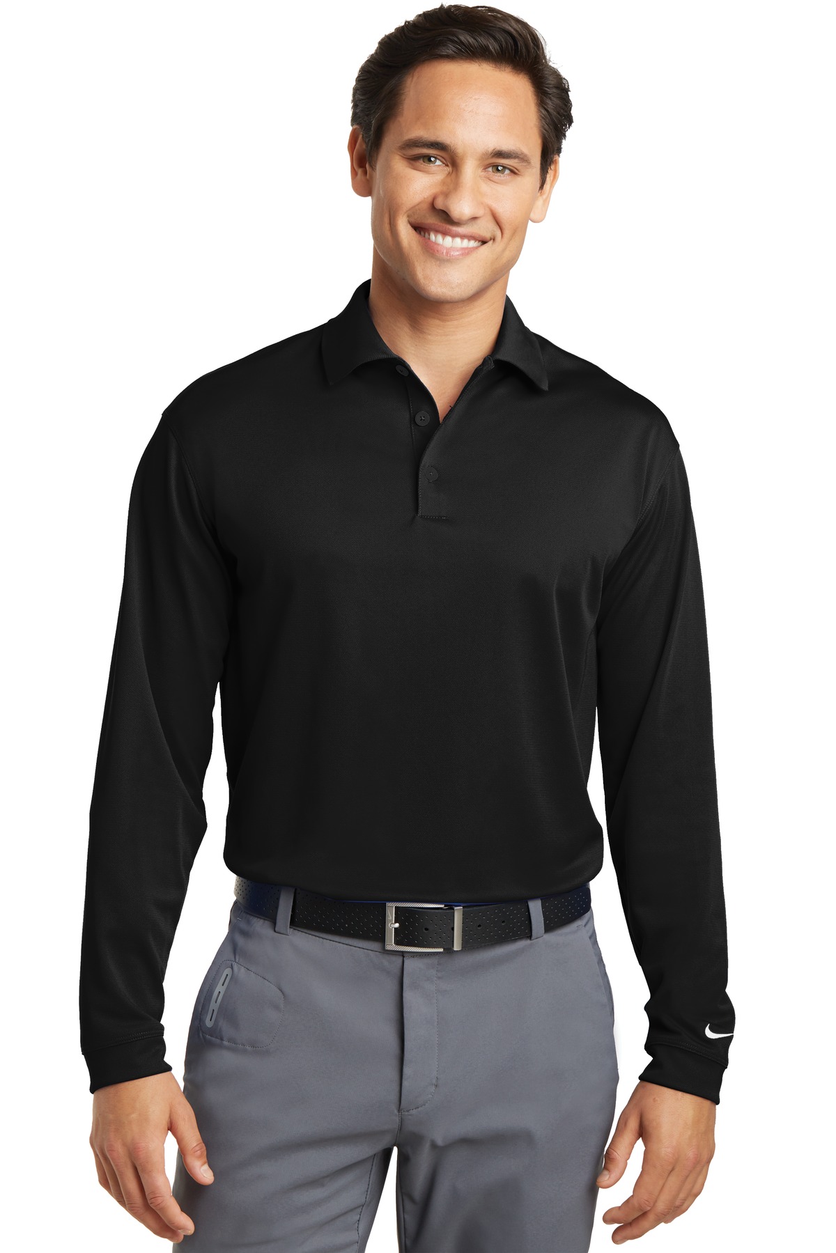Nike Long Sleeve Dri-FIT Stretch Tech Polo. 466364 31