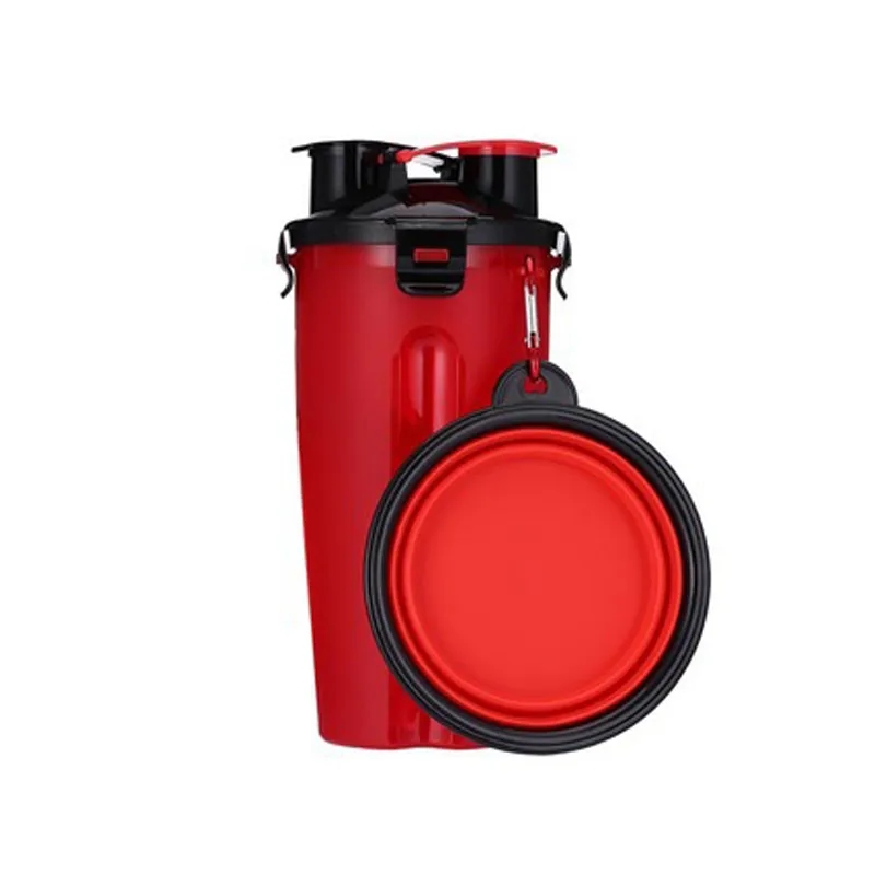 2 In 1 Dog Food Water Bottle With Bowl 3