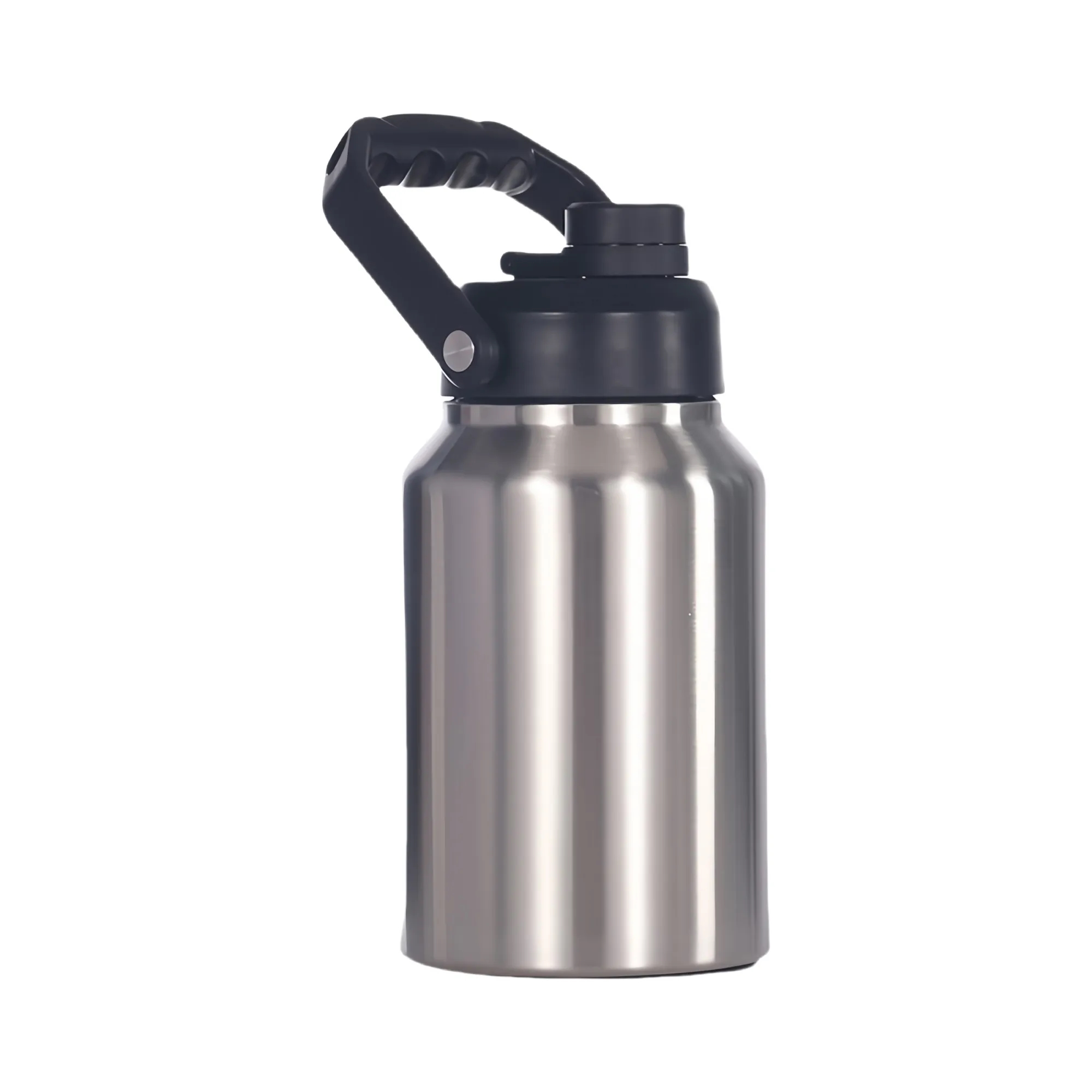 64OZ Insulated Water Bottle Jug with Straw, custom water bottle with logo imprint 12