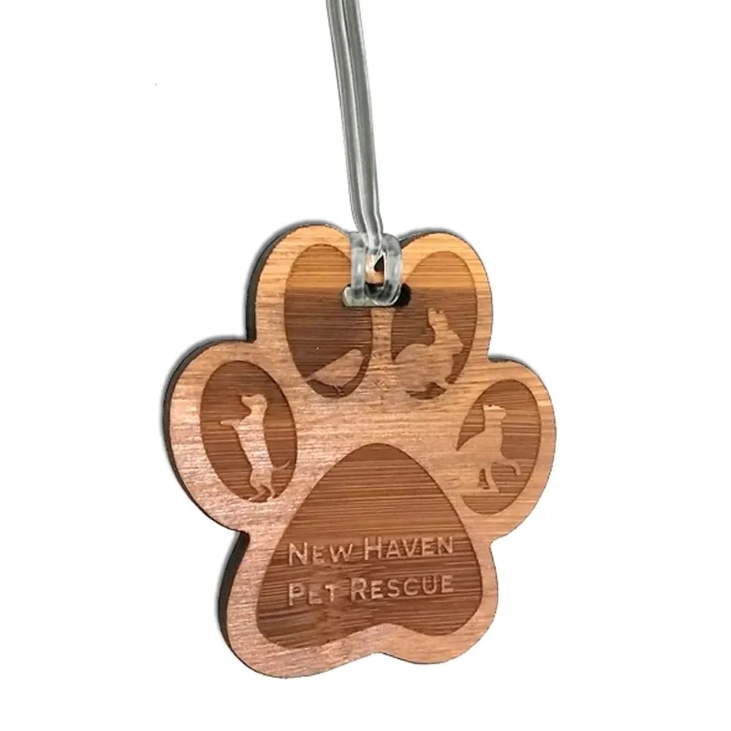 Custom Laser Etched Bamboo Bag Tags 5