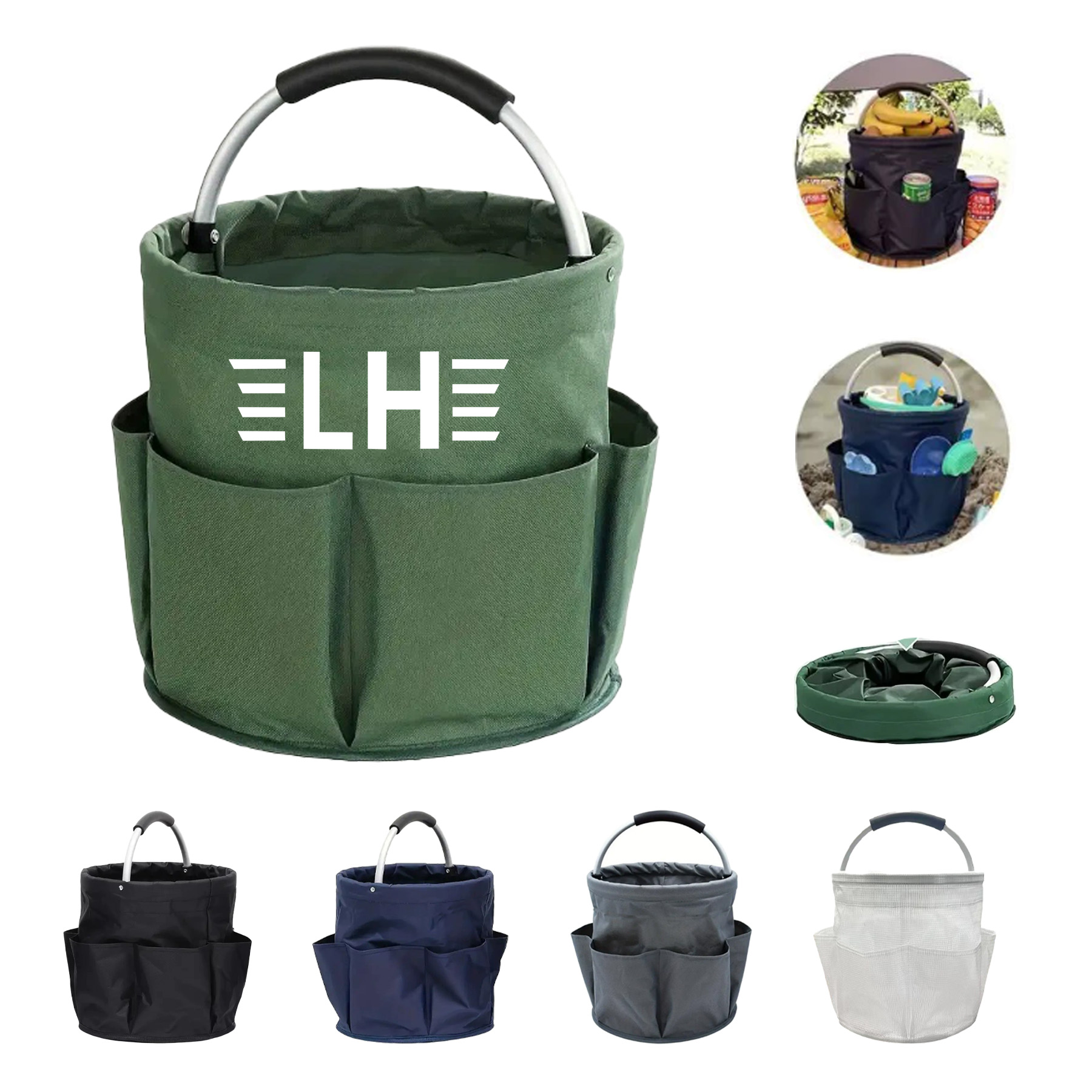 Foldable Outdoor Tote Basket 2