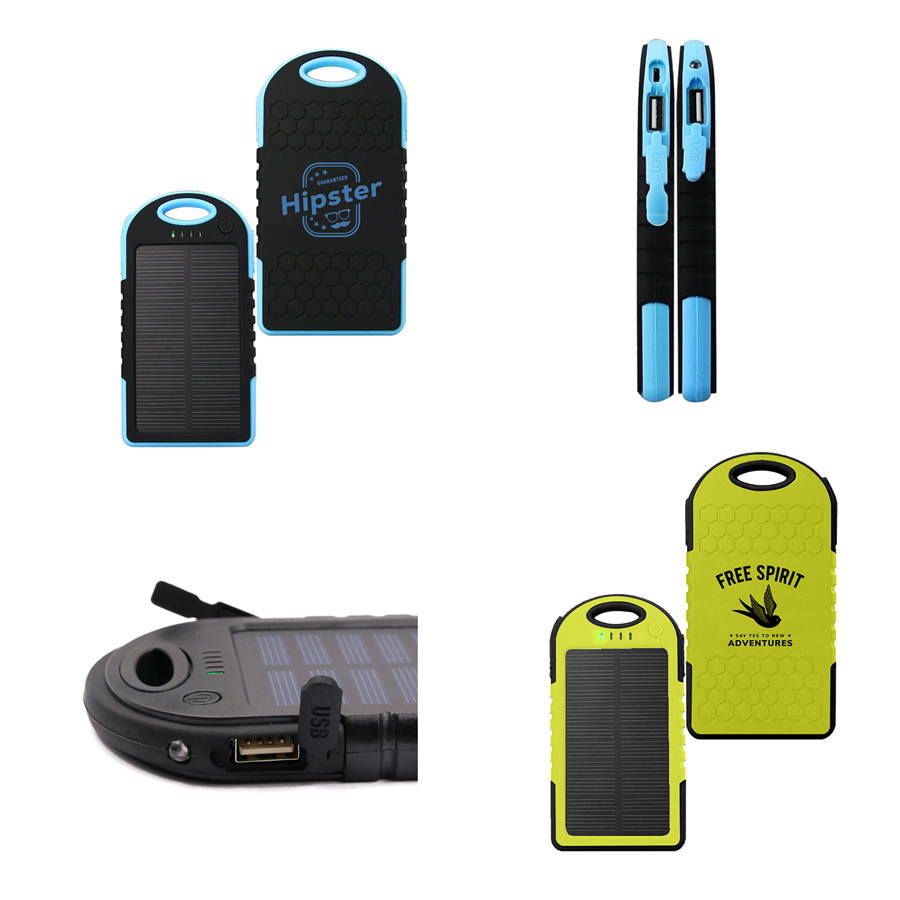 Solar-Charge Water-Resistant Power Bank 4