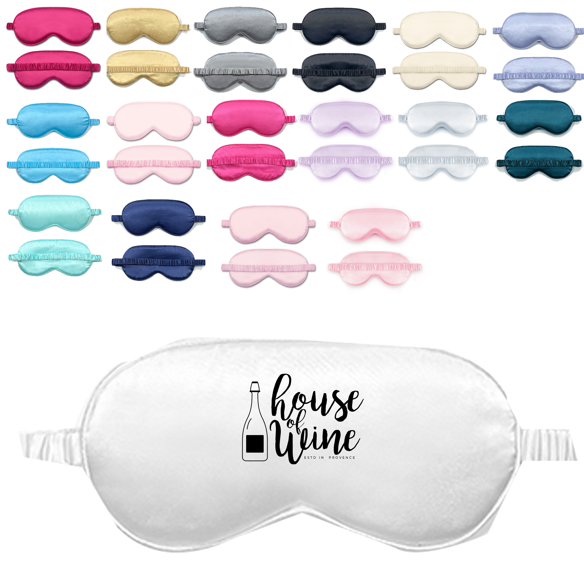 Soft Sleep Eye Mask Adjustable Strap 3