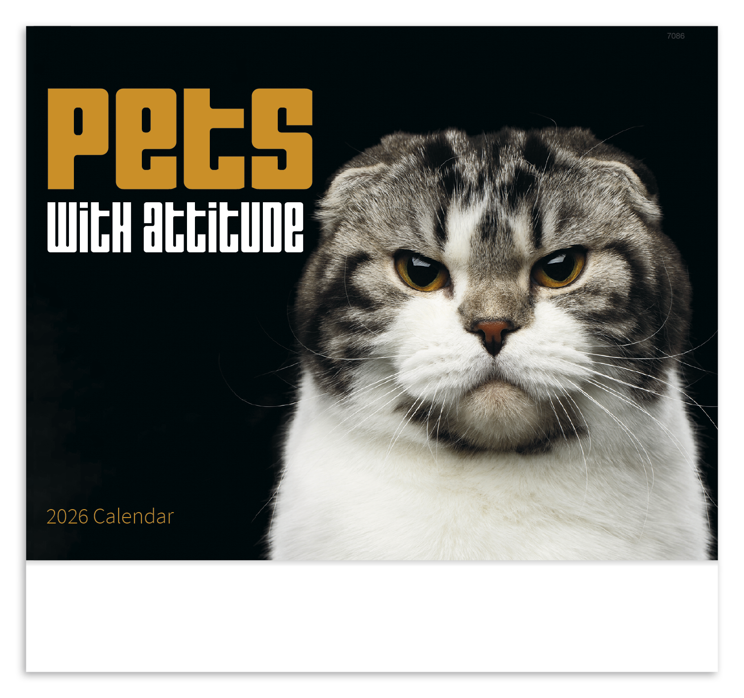Good Value™ Pets with Attitude - Stapled Calendar 9