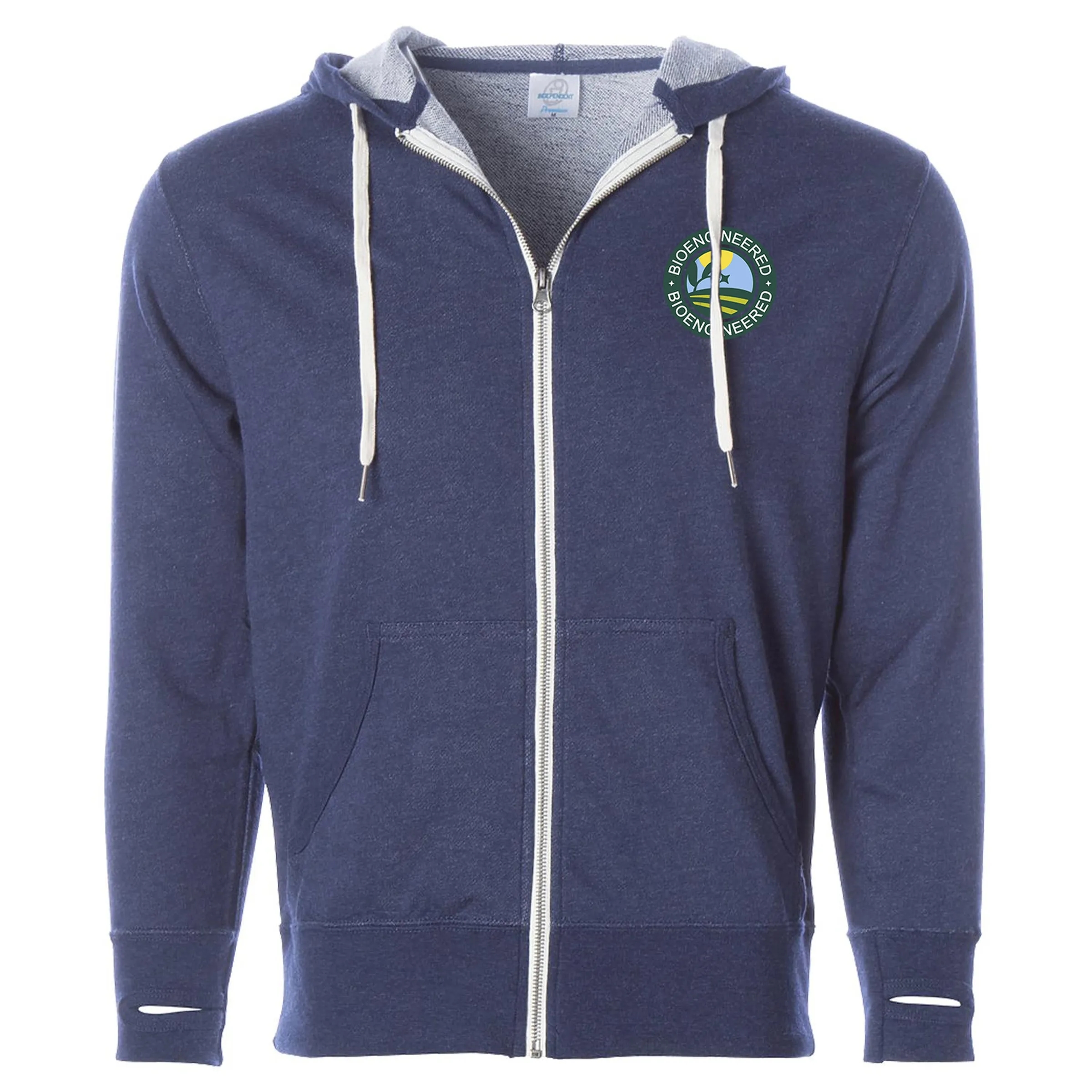 Unisex Heather French Terry Zip Hooded Sweatshirt, custom hoodie or sweatshirt with logo imprint 5