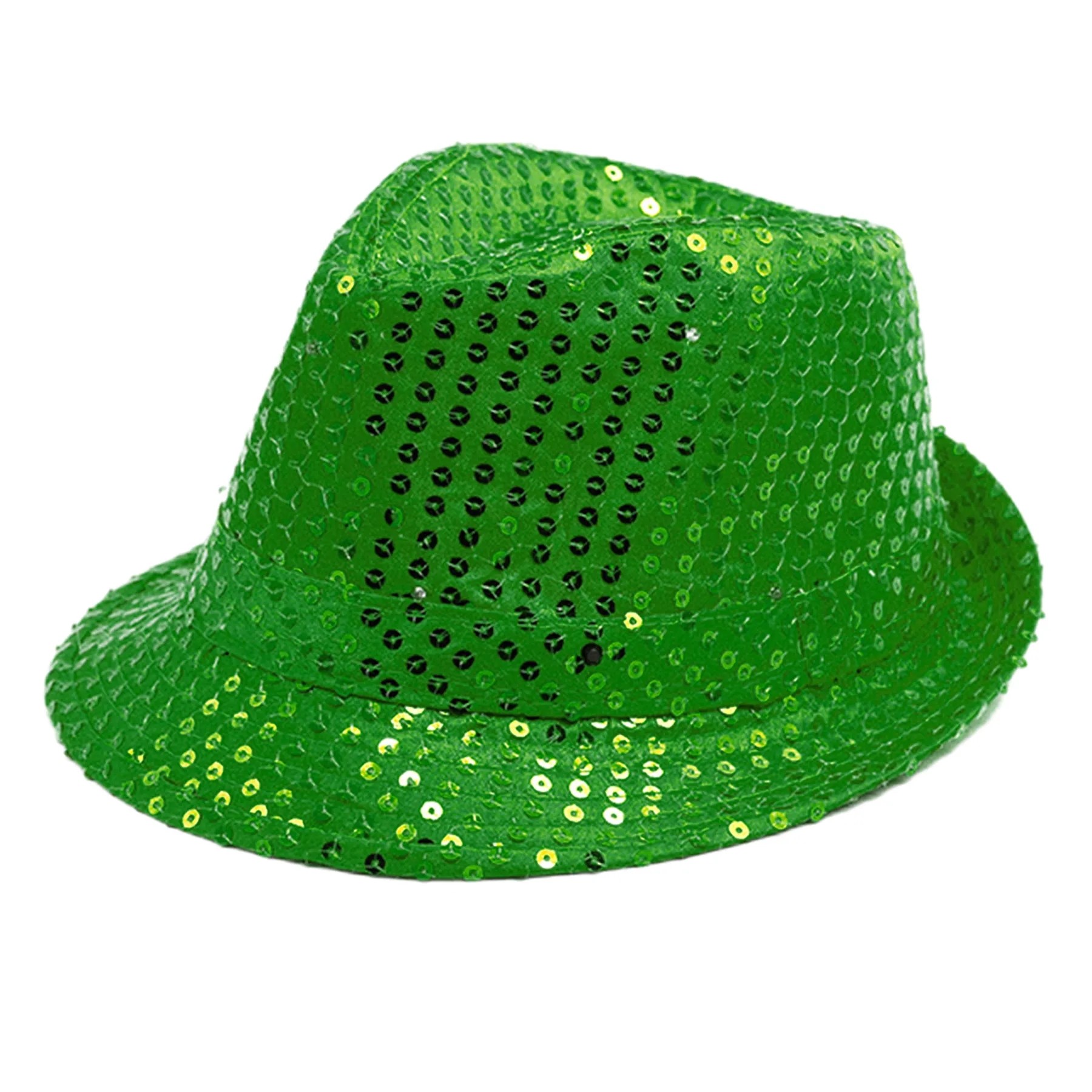 Sequined Glowing Fedora Hat 3