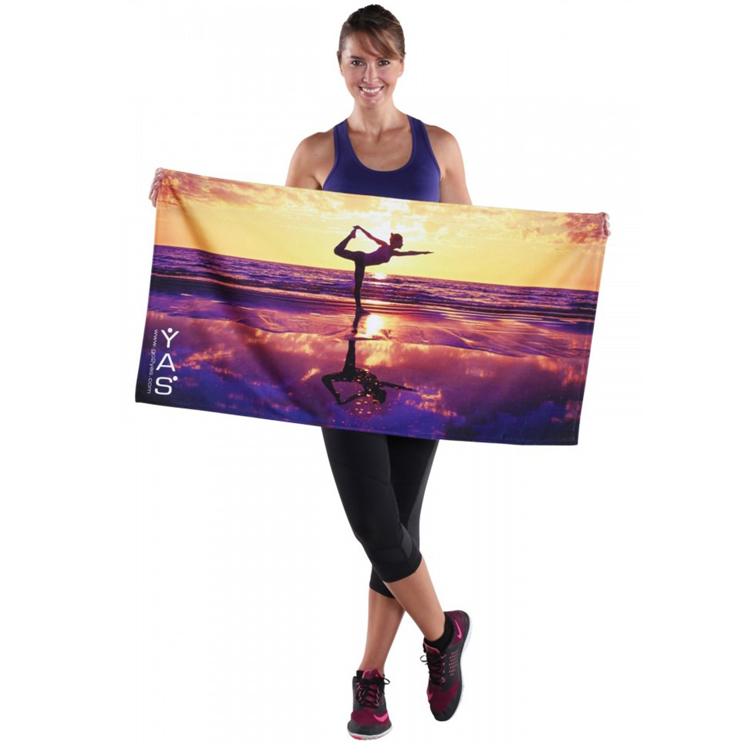 16" x 25" Sublimated Super Soft Silk Touch Velour Golf Towel 5