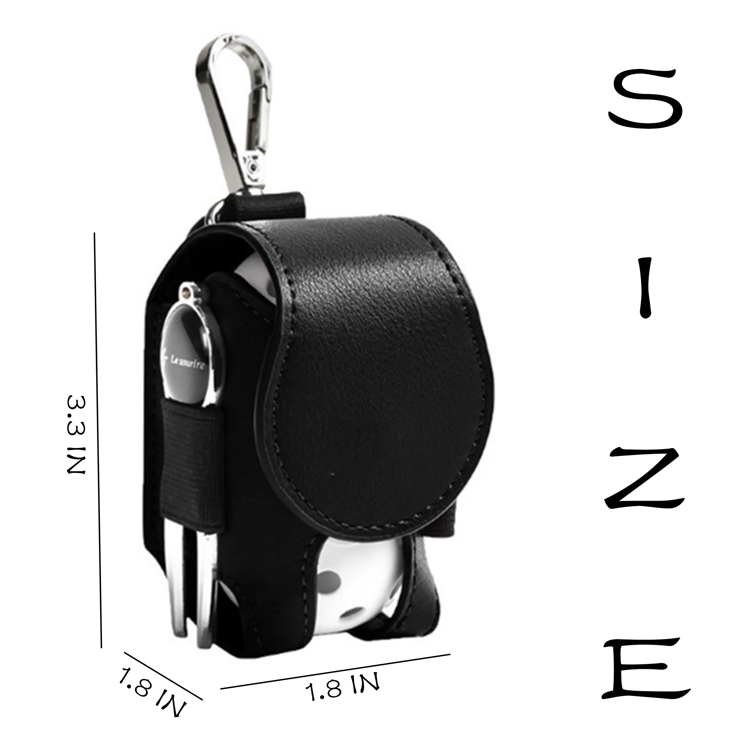 Pu Outdoor Portable Golf Ball Bag 2