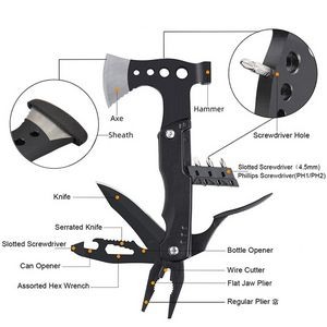 Stainless Steel Hammer Axe Tool Kit With Pliers 14