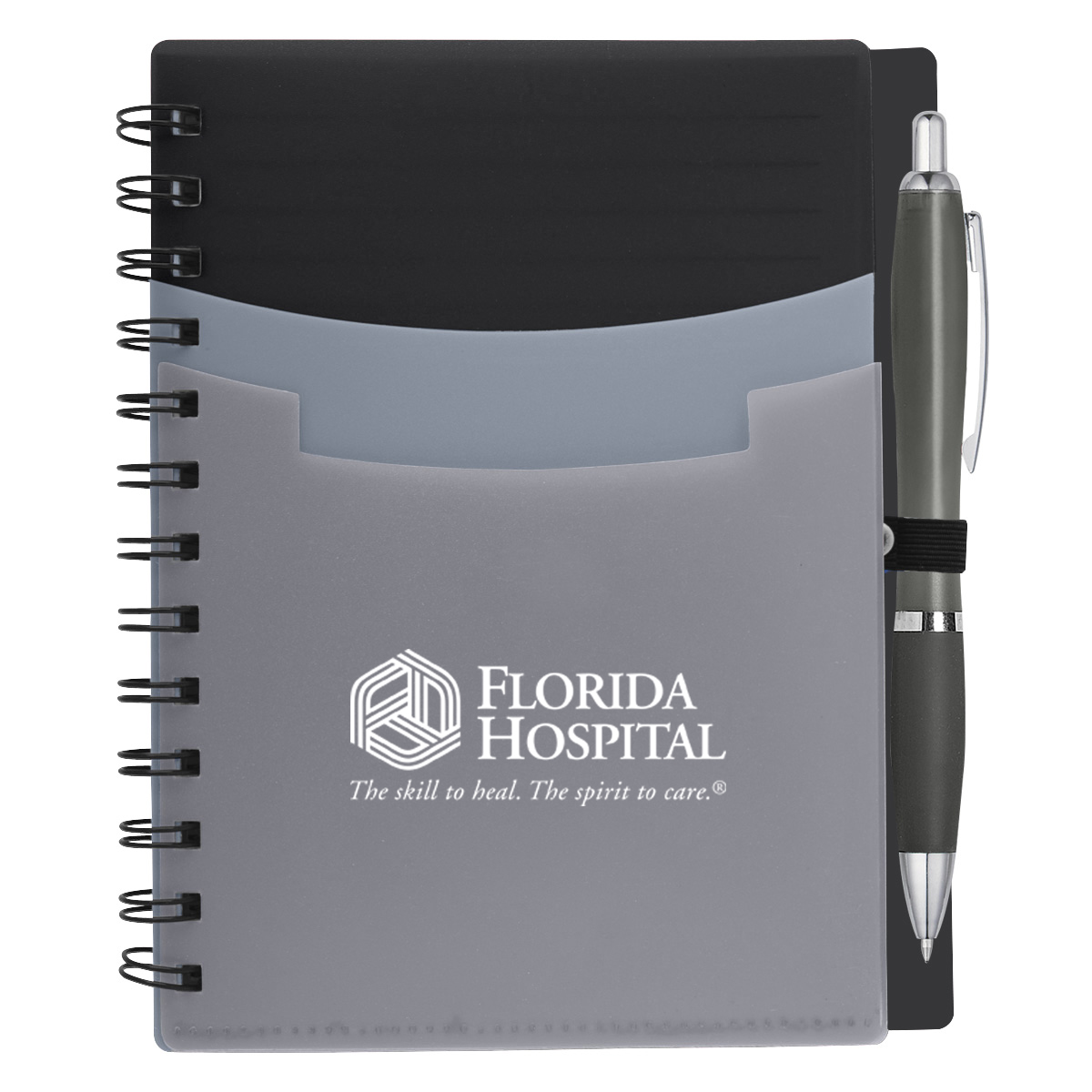 Tri-Pocket Notebook & Satin Pen 7