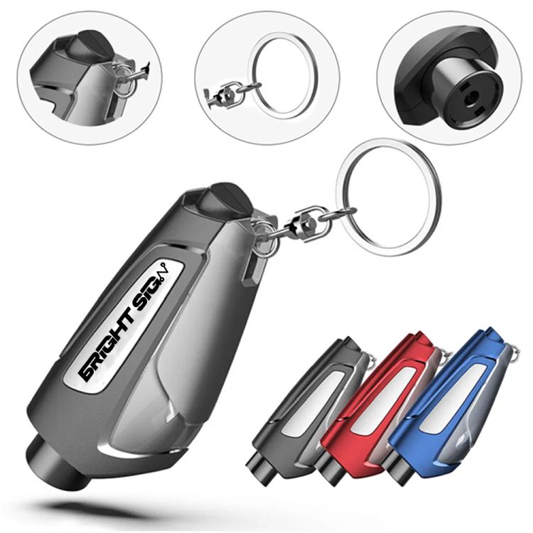 Mini Car Window Hammer & Keychain 2