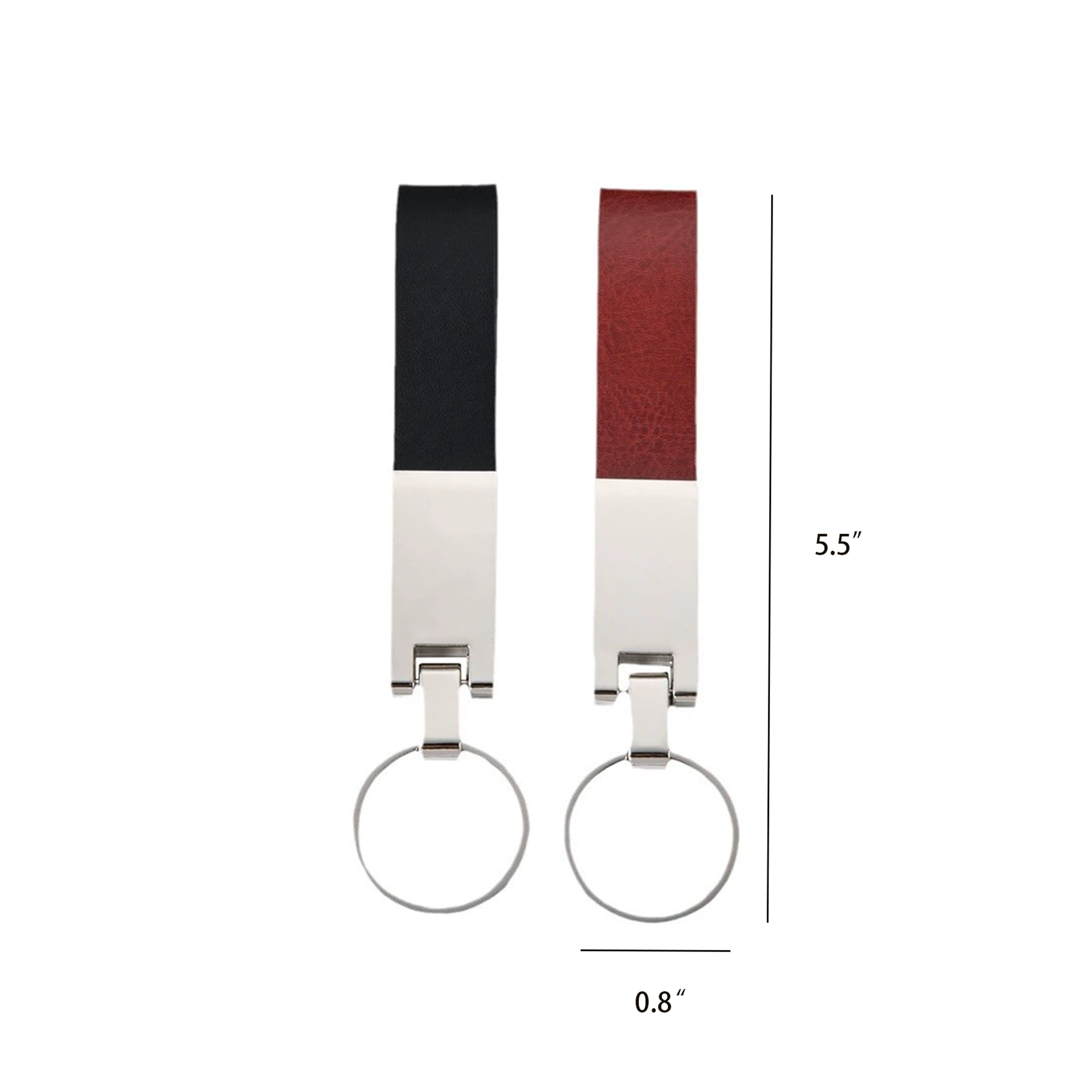 Car Metal Leather Keychain Fashion Pendant 2