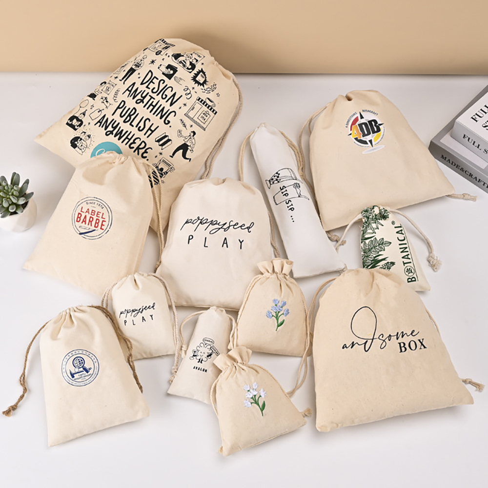 Cotton Drawstring Laundry Bag 7