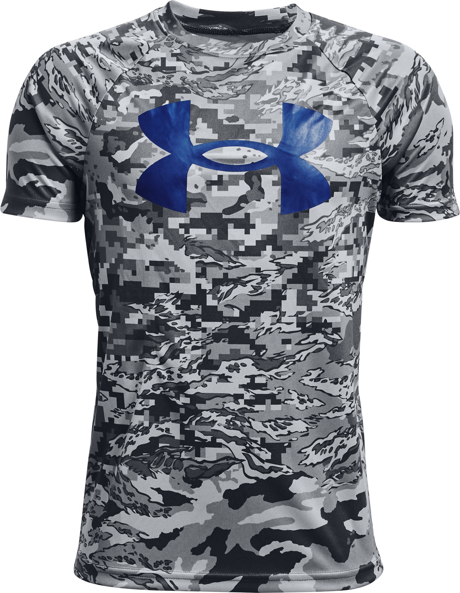 UA Tech Big Logo Printed Boys' Short Sleeve 16