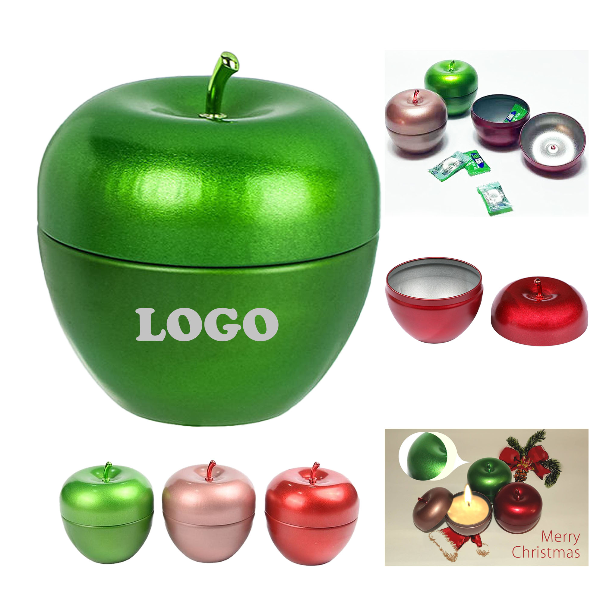 Custom Metal Fruit-Shaped Candy Box 3