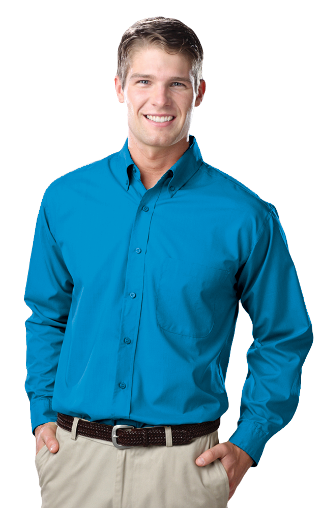 Men's L/S Value Poplin Shirt 35