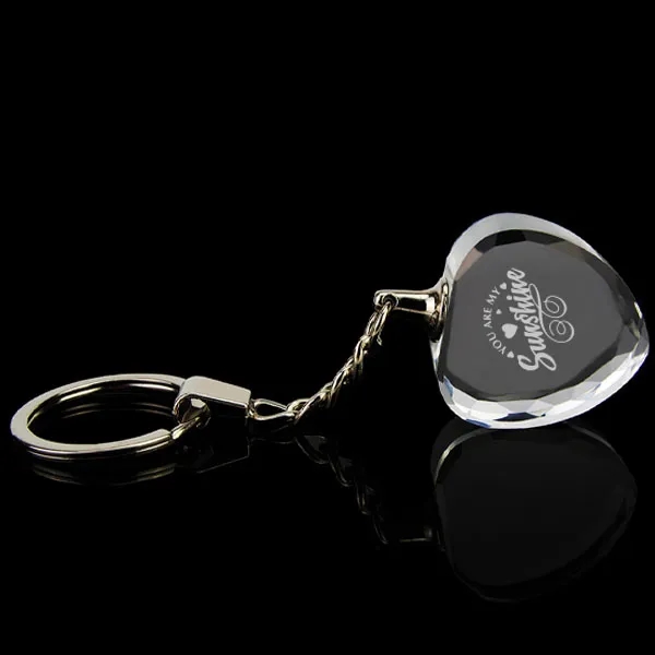 Crystal Heart Keychain 5