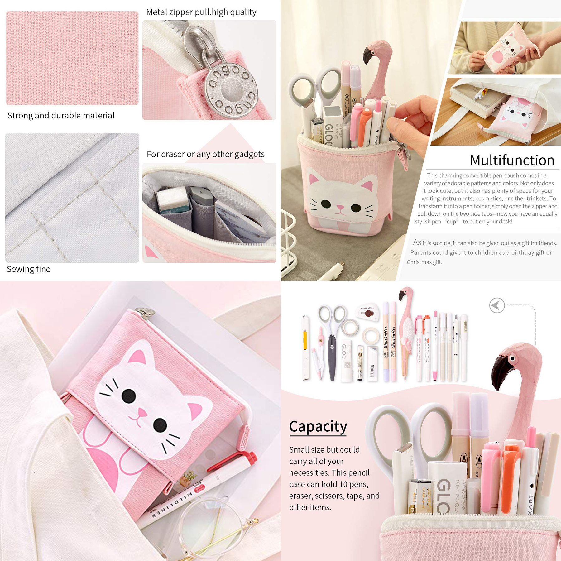 Big Capacity Pencil Pen Case Pouch 1