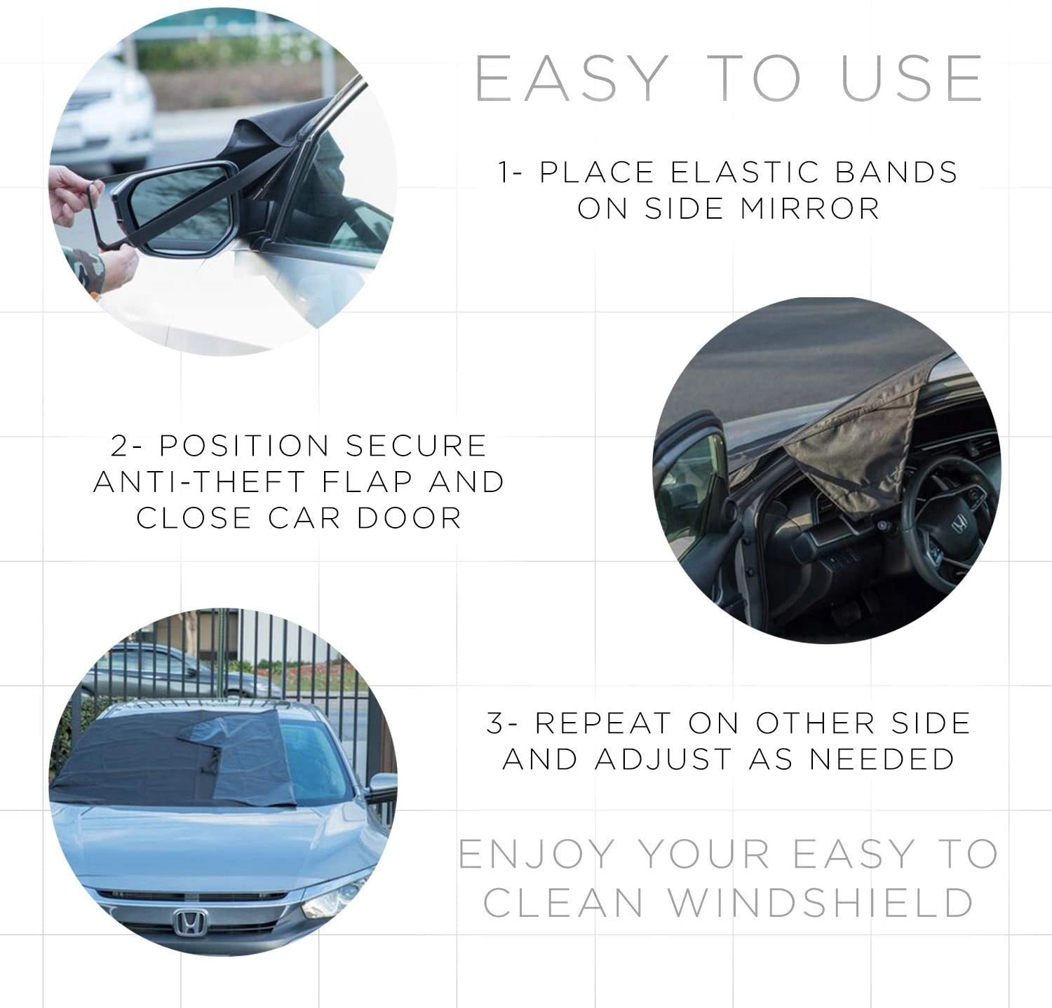 Windshield CoverFor Ice And Snow 4