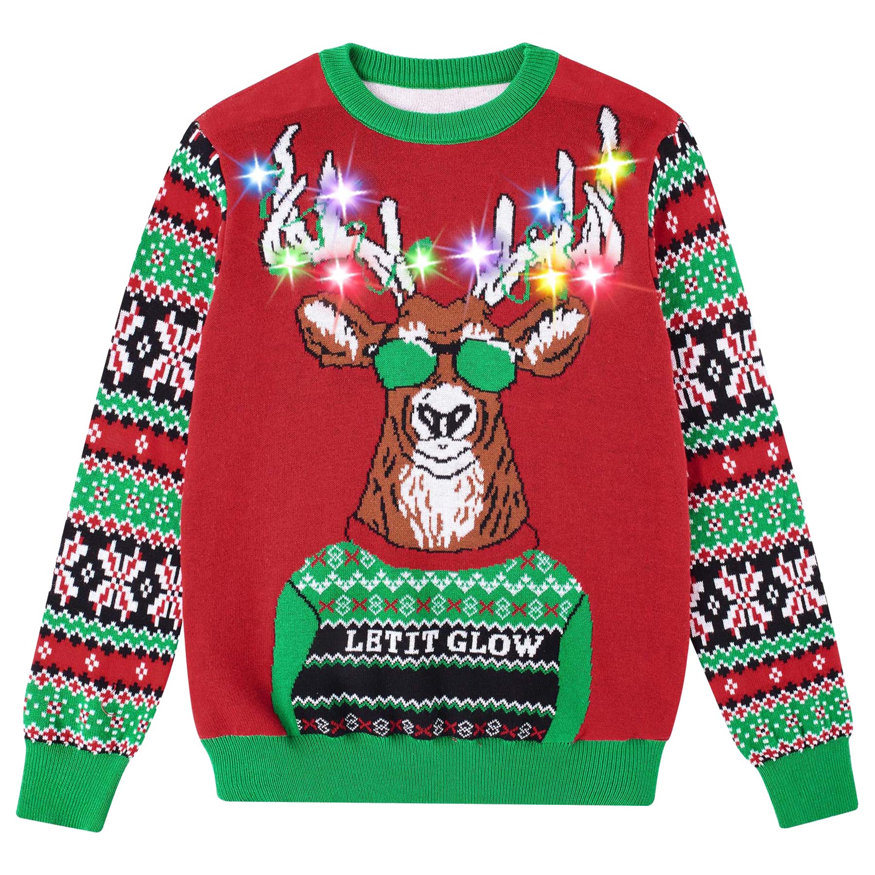 Completely Custom 100% Acrylic Jacquard Knitted Sweater 21