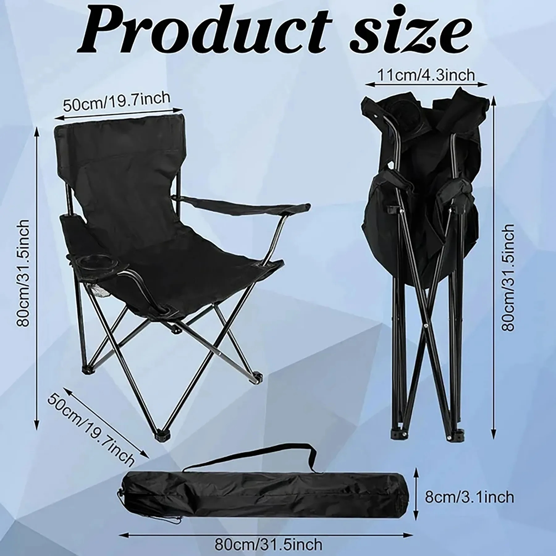 Portable Double Folding Chair 6