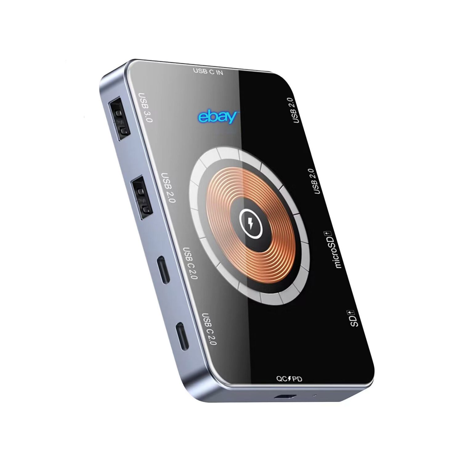 8-IN-1 USB C 15W Wireless Fast Charging Docking Station 3
