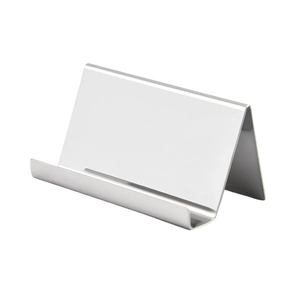 Customizable Metal Desktop Card Holder for Professionals 5