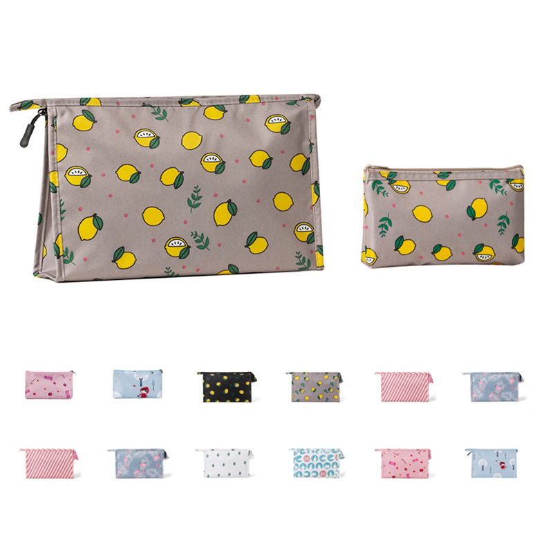 Custom Canvas Toiletry Bag Cosmetic Bag 6