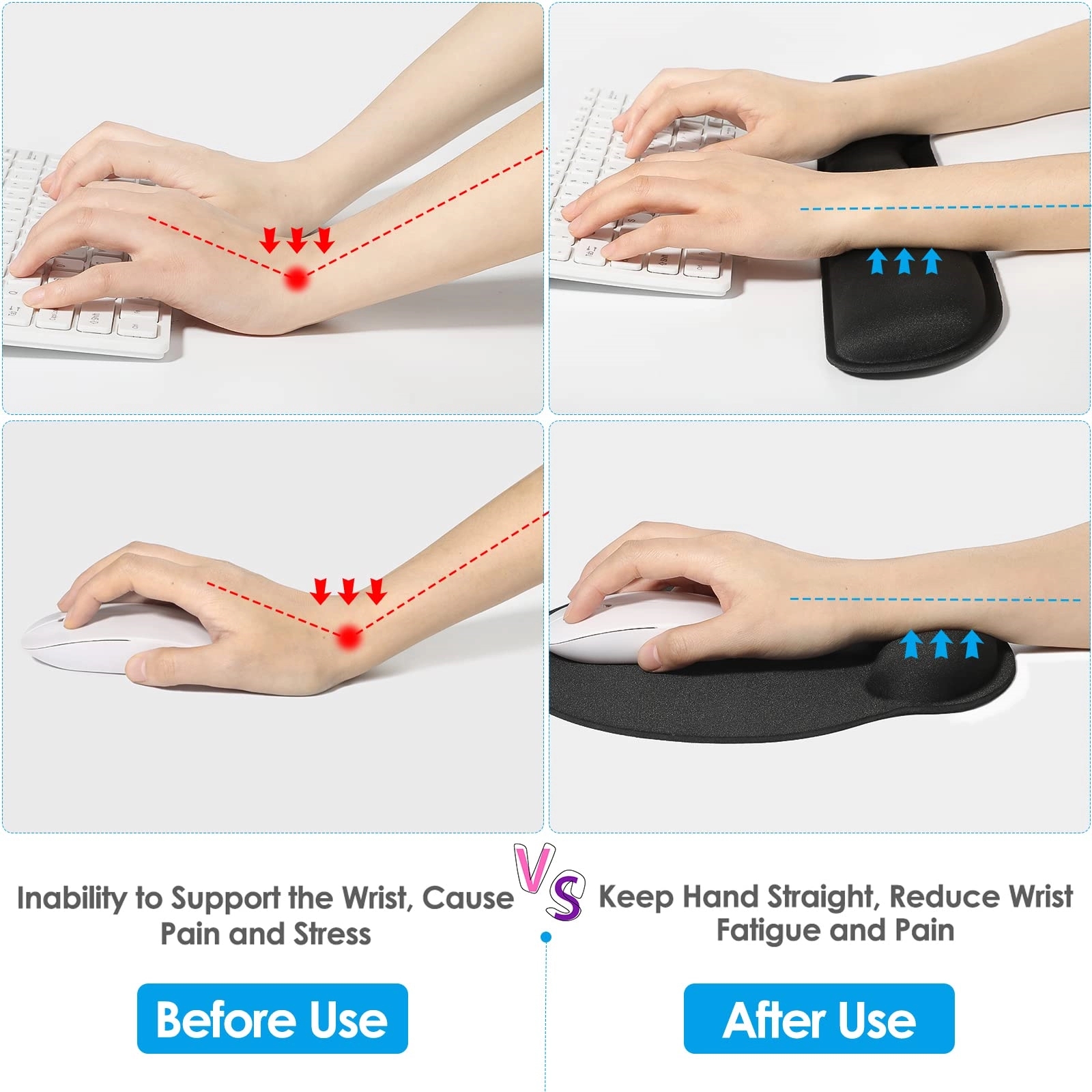 Mouse Pad With Wrist Support 3