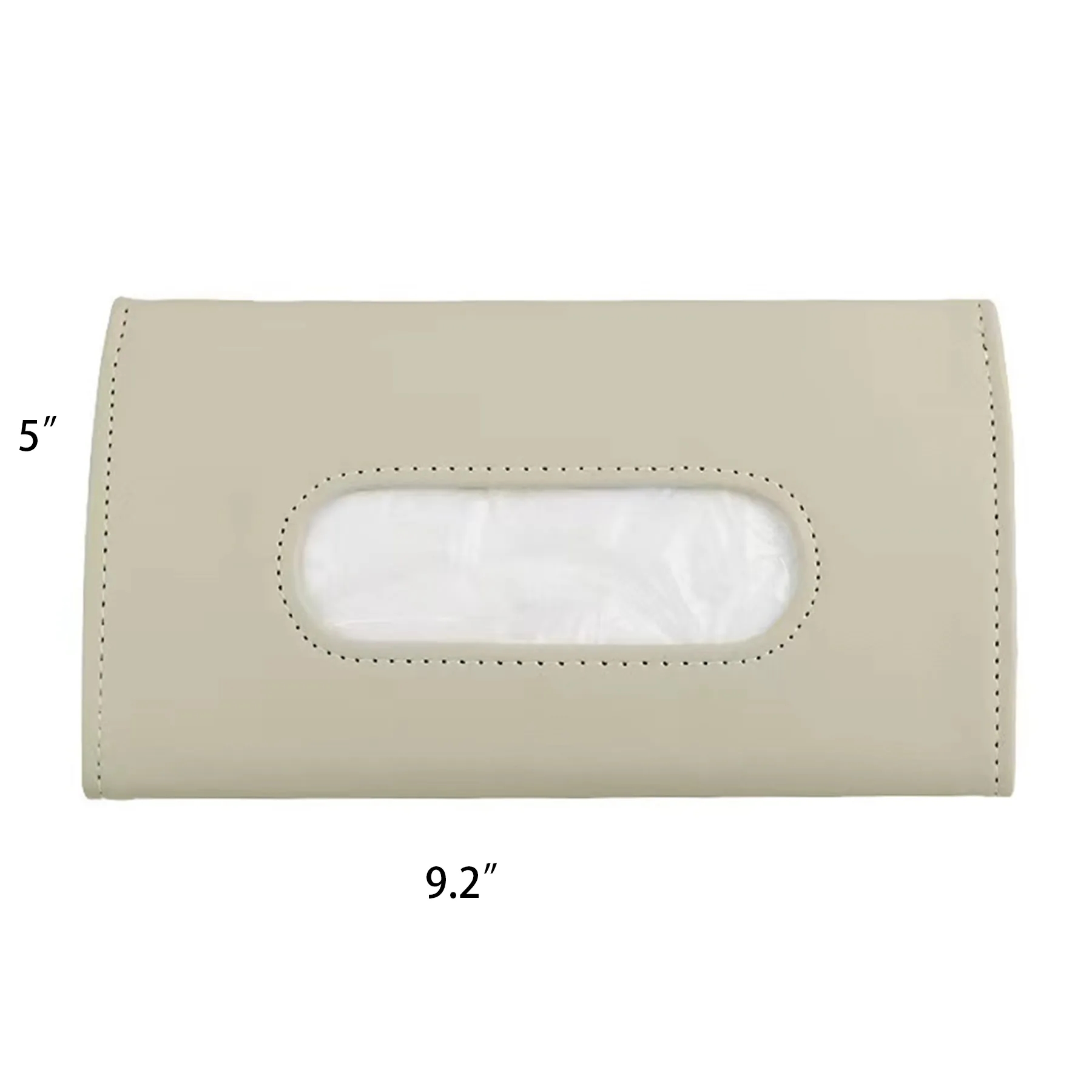 Leather Tissue Holder Car Sun Visor Organizer 2