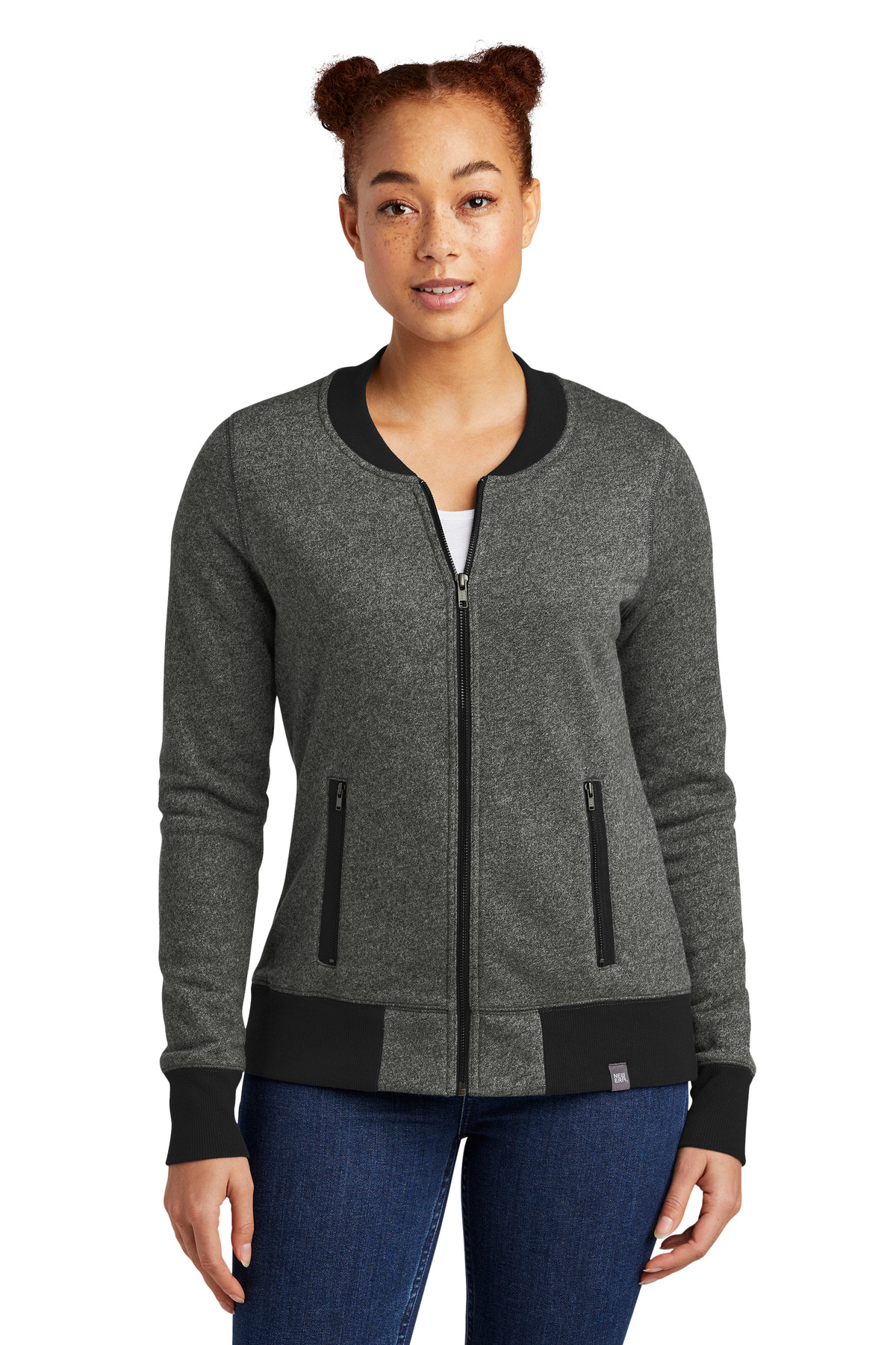 Women's French Terry Baseball Full-Zip