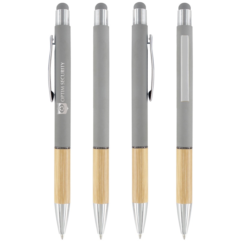 Saratoga Bamboo Grip Stylus Pen 2